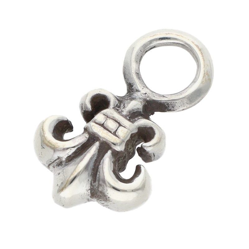 クロムハーツ #B STACK BS FLUER/BSフレアスタックチャーム シルバーネックレストップ メンズ