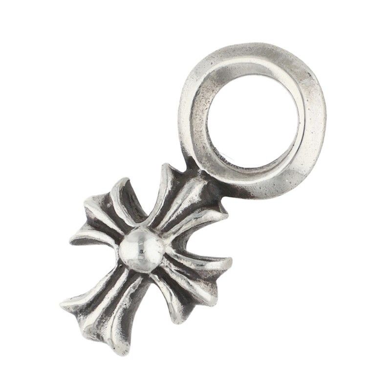 クロムハーツ STACK CH CROSS/CHクロススタックチャーム シルバーネックレストップ メンズ