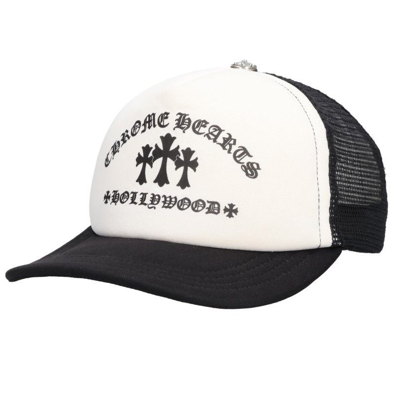 クロムハーツ TRUCKER CAP/トラッカーキャップ フロントセメタリープリント帽子 メンズ ONE SIZE