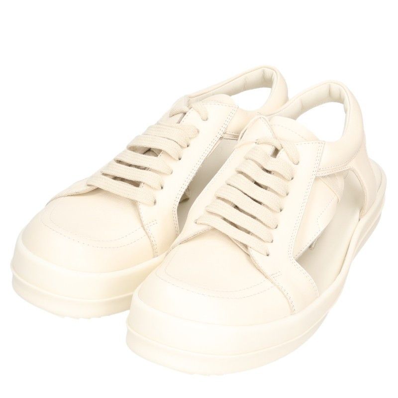 リックオウエンス HALLOWED VINTAGE SNEAKS ホロウドヴィンテージレザーサンダル レディース 39
