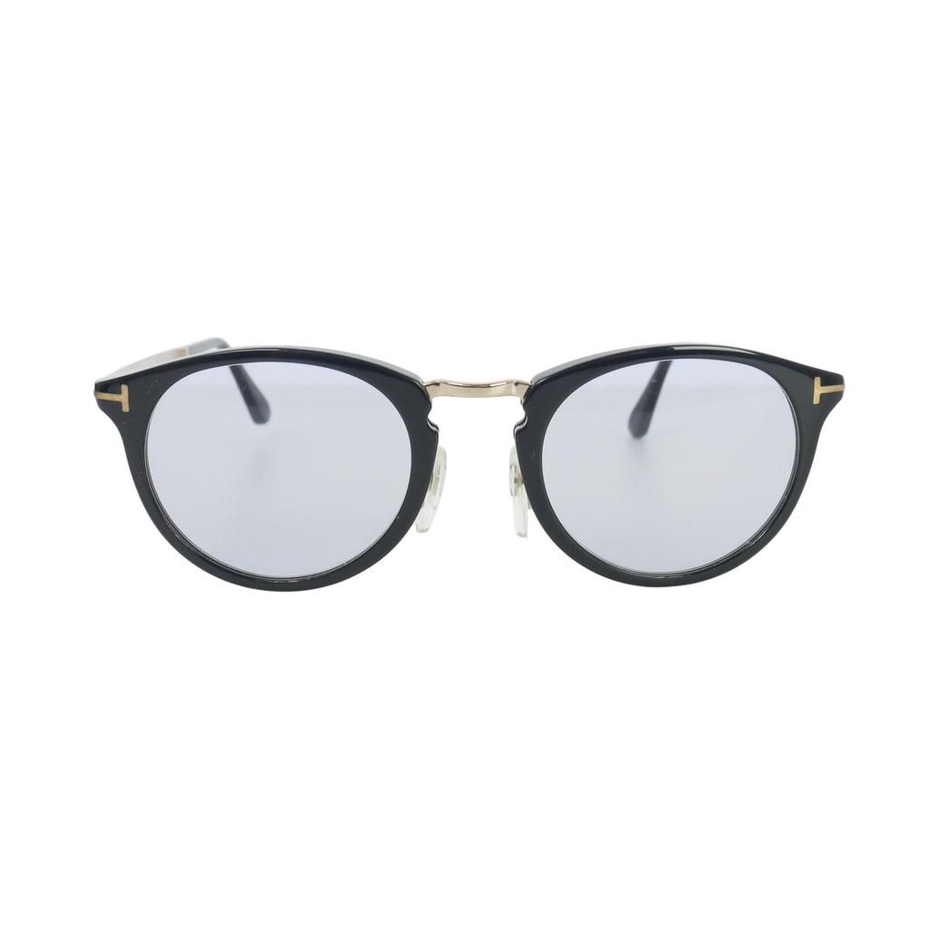 トムフォード TOM FORD ボストンタイプ コンビネーション メガネ サングラス 眼鏡 50□22 145 黒 金 ブラック ゴールド TF5467-001