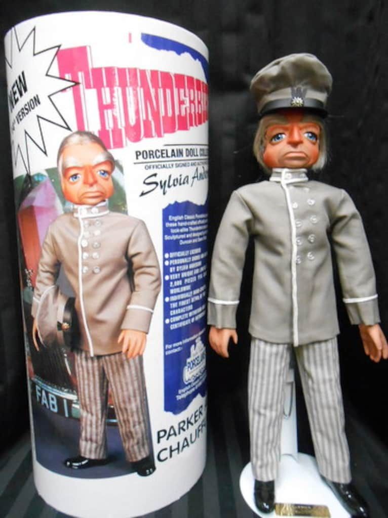 ENGRISH CLASSIC PORCELAIN PORCELAIN DOLL COLLECTION PARKER AS CHAUFFUER 14インチ