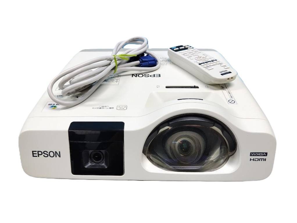 EPSON LCD PROJECTOR 超短焦点ビジネスプロジェクター EB-536WT (H670D) 使用時間1500H