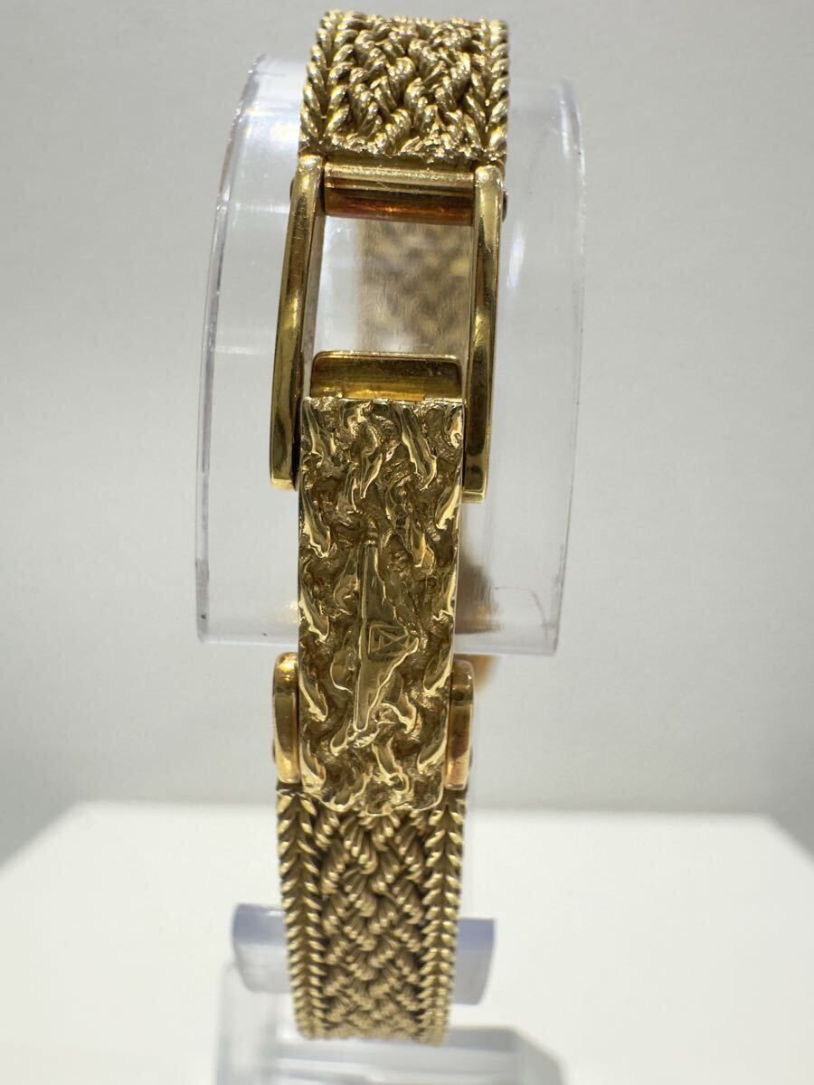 稼働】LONGINES ロンジン 18K 金無垢 約36.7g L7.361.7 ダイヤベゼル 