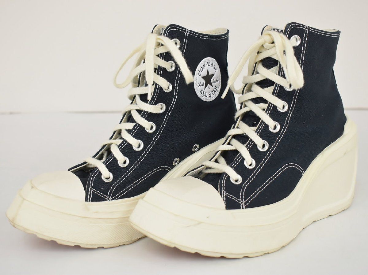 コンバース converse デラックスウェッジブラック US8.5 A06478C レディース 2511LR051 7,007円