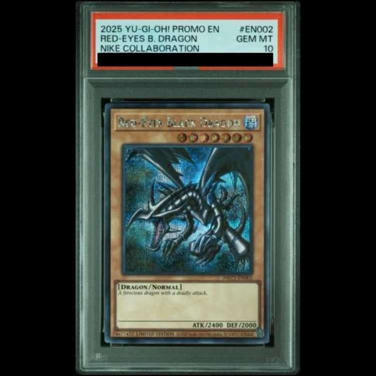 【PSA10】真紅眼の黒竜 (英語版/ナイキロゴ) [シークレット] {NKC1-EN002} 1枚 83,842円