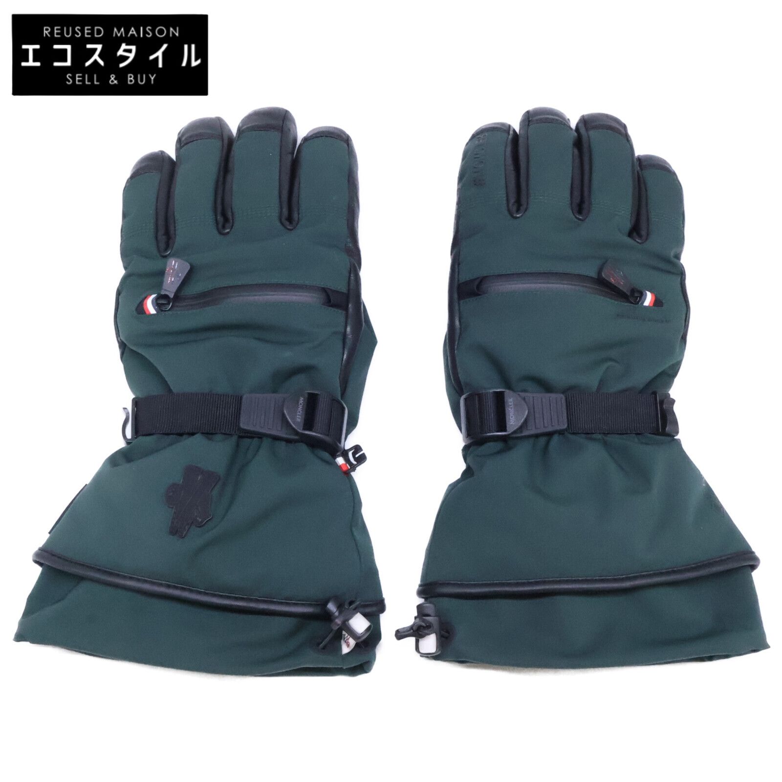 MONCLER　モンクレール　【即決/国内正規】23AW I20973A00002 53066 GLOVES GORE-TEX アジャスターベルト　L