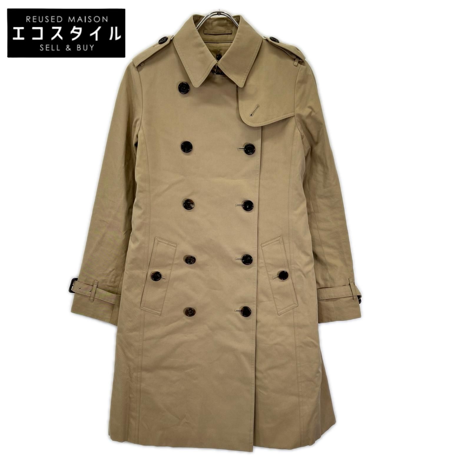 Burberry LONDON バーバリーロンドン ベージュ ライナー付 ダブルブレスト トレンチコート 36