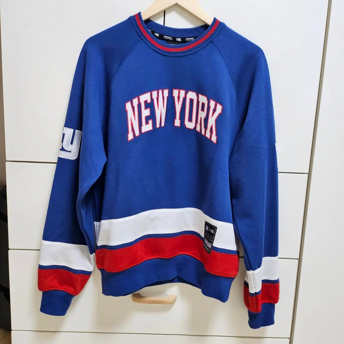 （実際に着用1回） NEW ERA スウェット ダークブルー オーバーサイズ Sサイズ