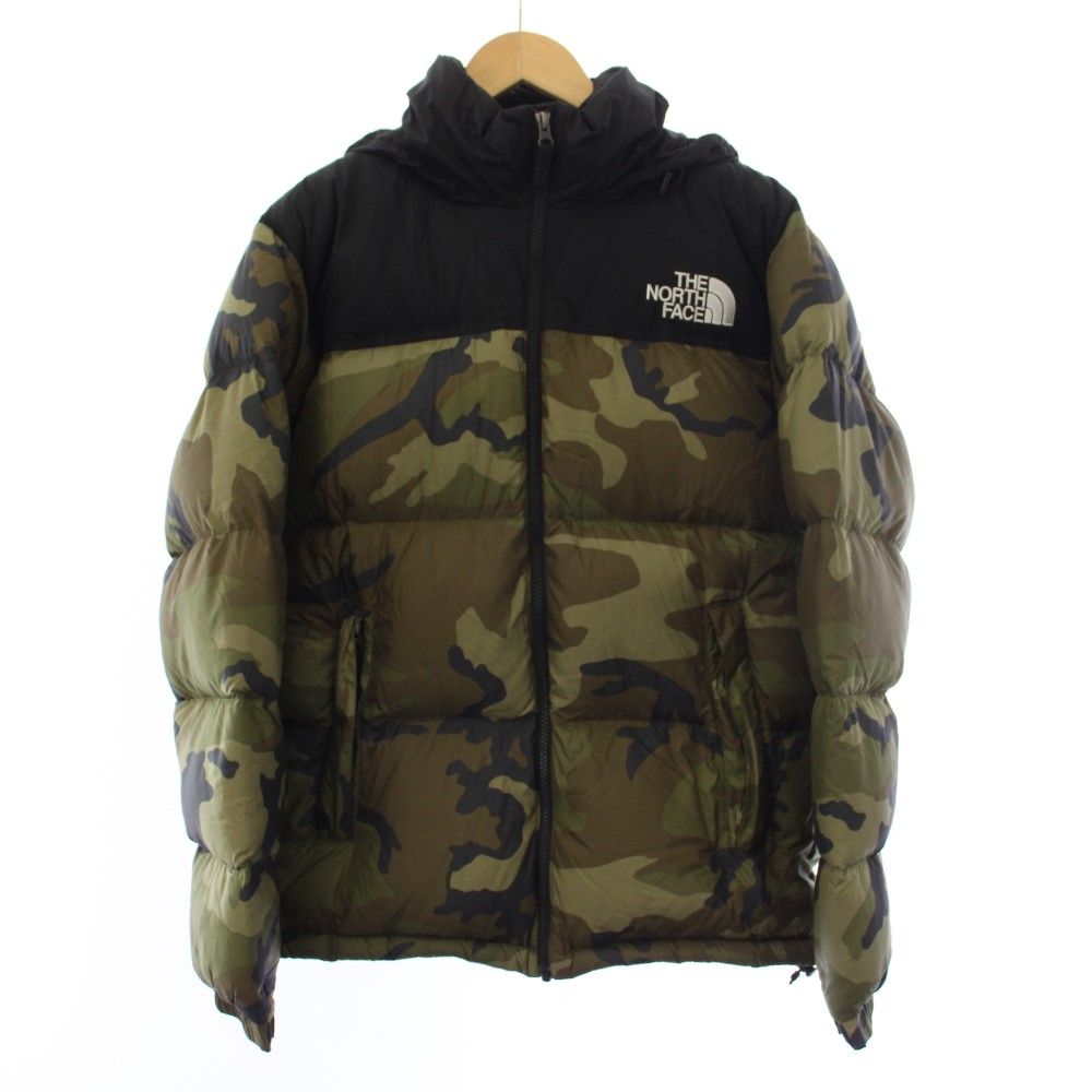 ザノースフェイス THE NORTH FACE Novelty Nuptse Jacket ダウンジャケット カモフラ 迷彩柄 L カーキ ND91842 /TK 15,257円