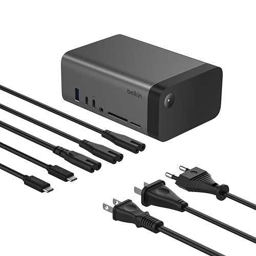 Belkin USB-C ドッキングステーション 11-in-1 150W GaN電源内蔵 96WPD給電 4K/8K対応 MacBook PC対応t