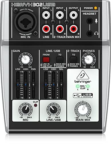 BEHRINGER ベリンガー XENYX 302USB ミキサーt 11,956円