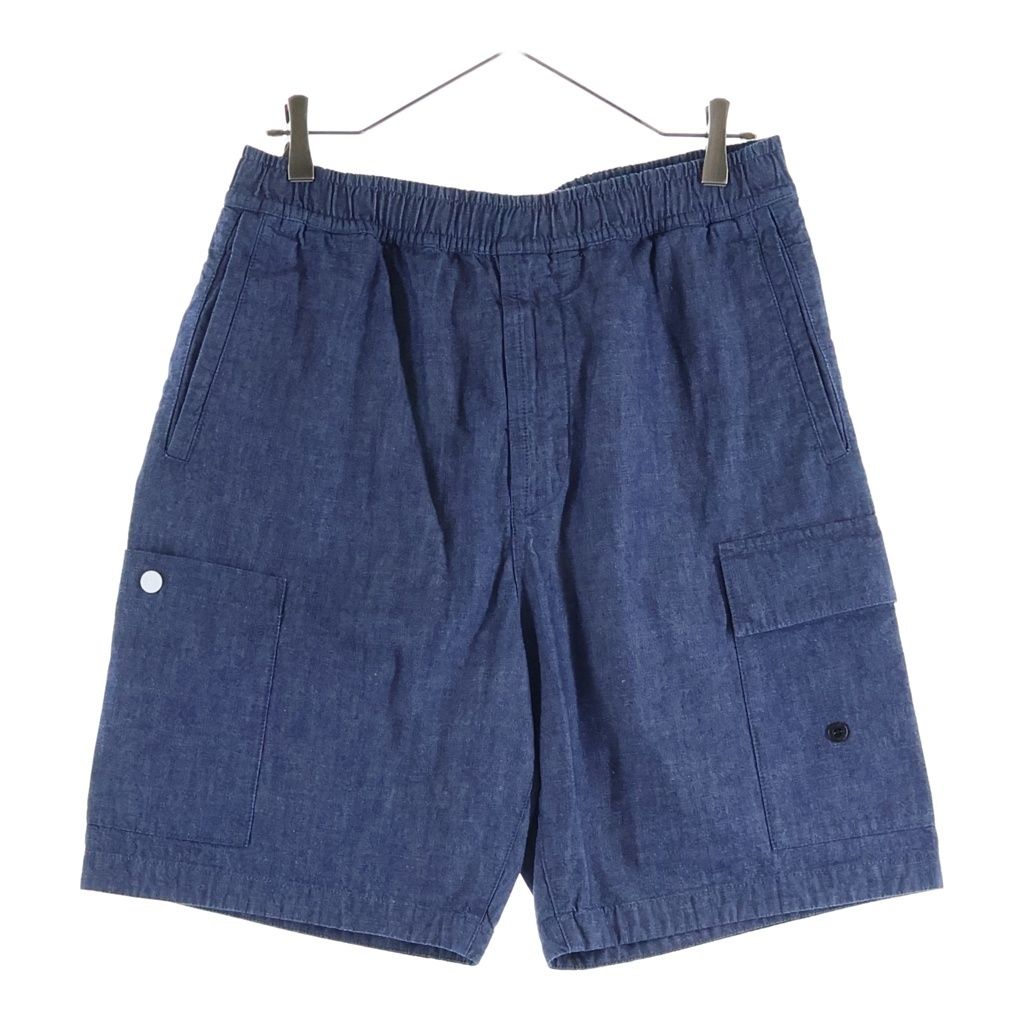 STONE ISLAND (ストーンアイランド) 21SS Chambray Canvas Bermuda Shorts シャンブレーキャンバス バミューダショーツ ショート ハーフパンツ 7415L1407