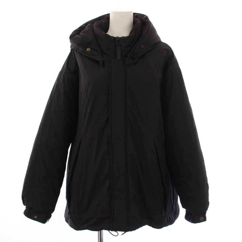 ミューズ ドゥーズィエム クラス MUSE de Deuxieme Classe 23AW WILDTHINGS 別注 HOODY コート ショート丈 中綿 ジップアップ F 黒 23020500411030 /BM
