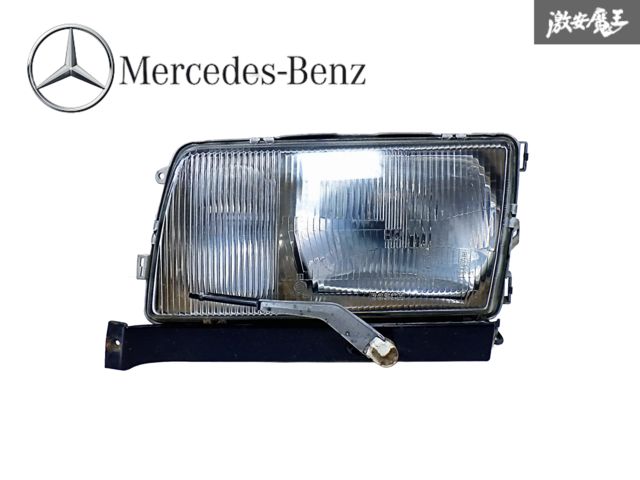 【割れ無し】メルセデスベンツ 純正 W126 Sクラス 280SE 300SE 380SEL 500SEL ハロゲン ヘッドライト レンズ 左 左側 0 301 065 705 即納 25,769円