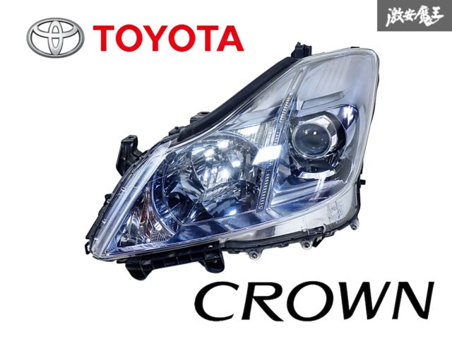 【点灯OK】トヨタ 純正 GWS204 クラウン ハイブリッド HV 前期 後期 HID キセノン ヘッドライト レンズ 左 左側 助手席側 STANLEY 30-344 17,895円