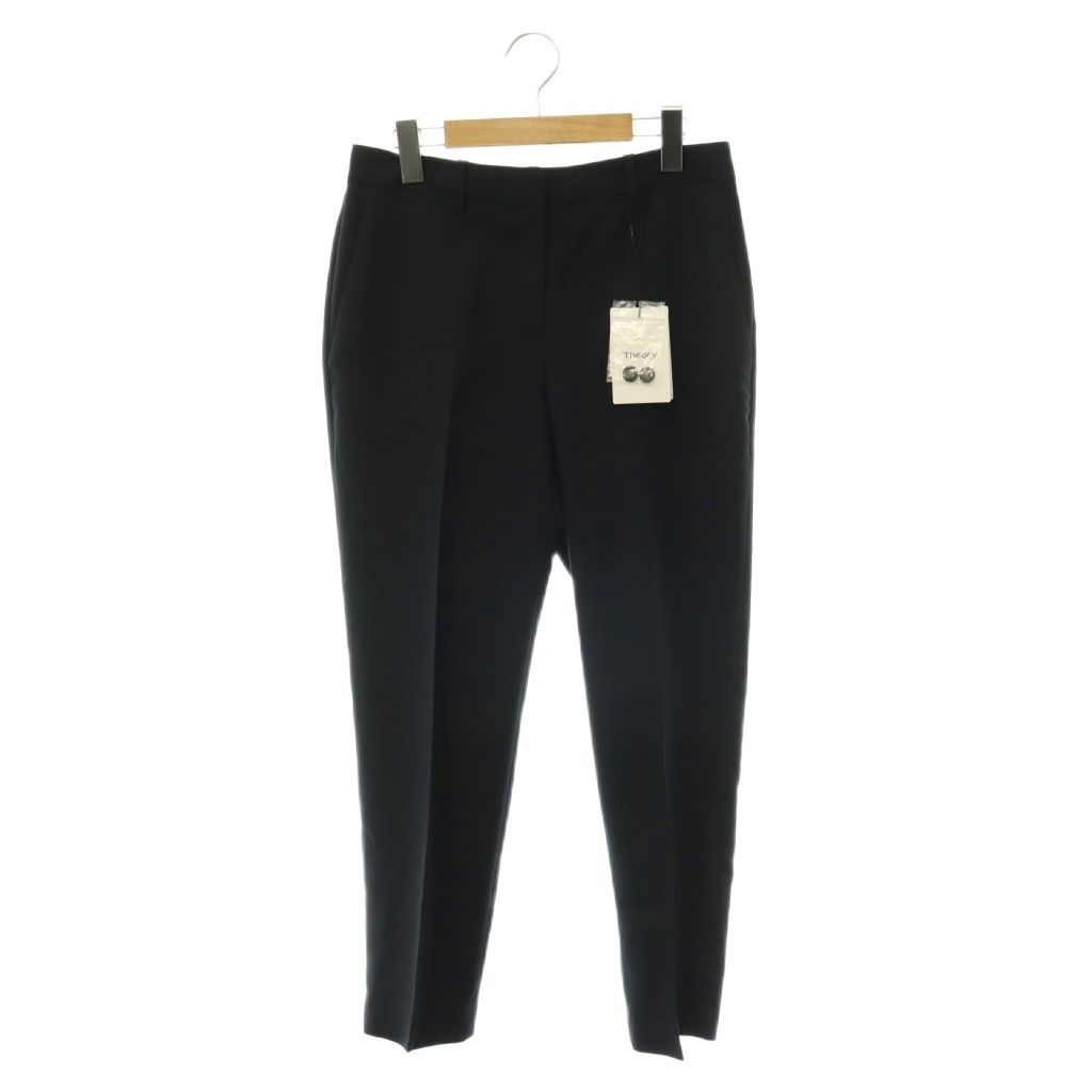 セオリー Theory 26SS City Twill テーパードクロップパンツ スラックス センタープレス 0 黒 ブラック /HS ■OS 11,026円