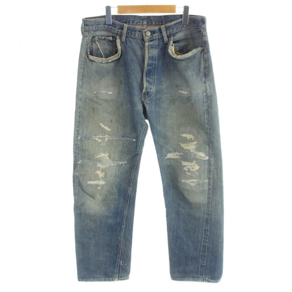 リーバイス Levi's 70s 70年代 ヴィンテージ 66ビッグE 移行期 BIG E 66前期 ボタン裏6 501 デニムパンツ ジーンズ 青 ブルー /MW ■GY12