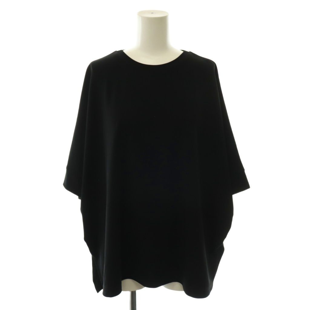 アドーア ADORE 25AW 別注 JERSEY トップス ブラウス プルオーバー フレンチスリーブ 38 黒 ブラック 531-5960900 /CX ■OS