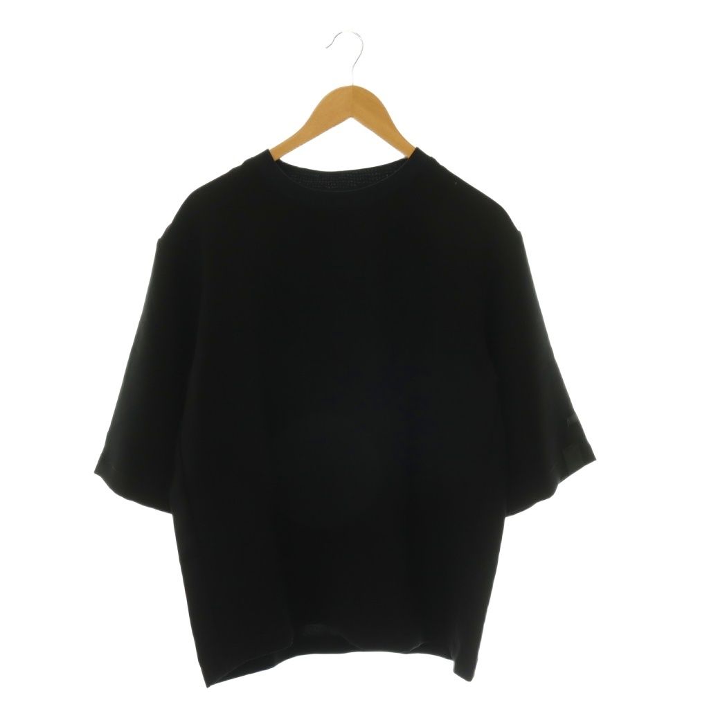 ミスターハリウッド N.HOOLYWOOD 25SS COMPILE T-SHIRT Tシャツ カットソー 五分袖 無地 36 黒 ブラック 2251-CS54-095 /NR ■SH