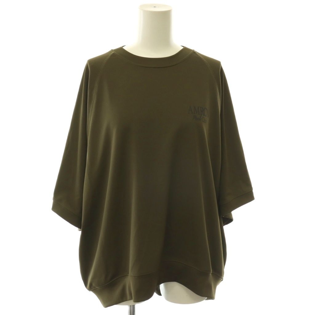 アメリカーナ AMERICANA 26SS Cool Relax Tee Tシャツ ×LAppartement カットソー ロゴ ラグラン カーキ /CX ■OS