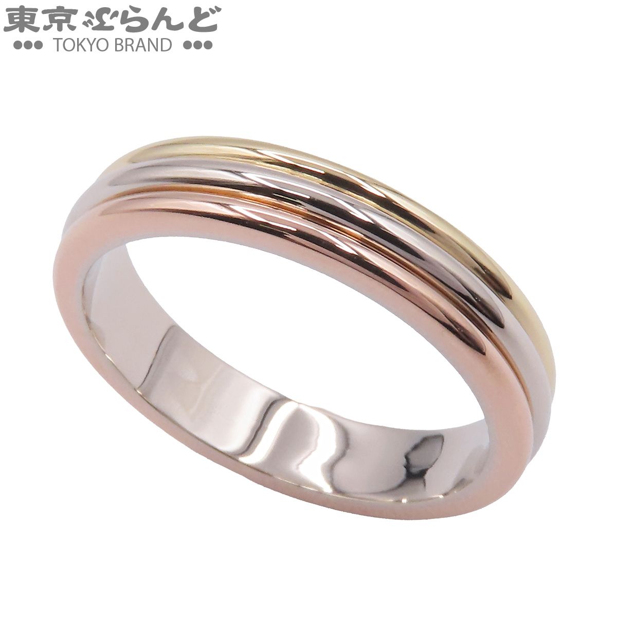 カルティエ CARTIER ヴァンドーム スリーカラーゴールド K18YG K18WG K18PG 11.5号相当 52 リング・指輪 レディース 仕上済 101887086