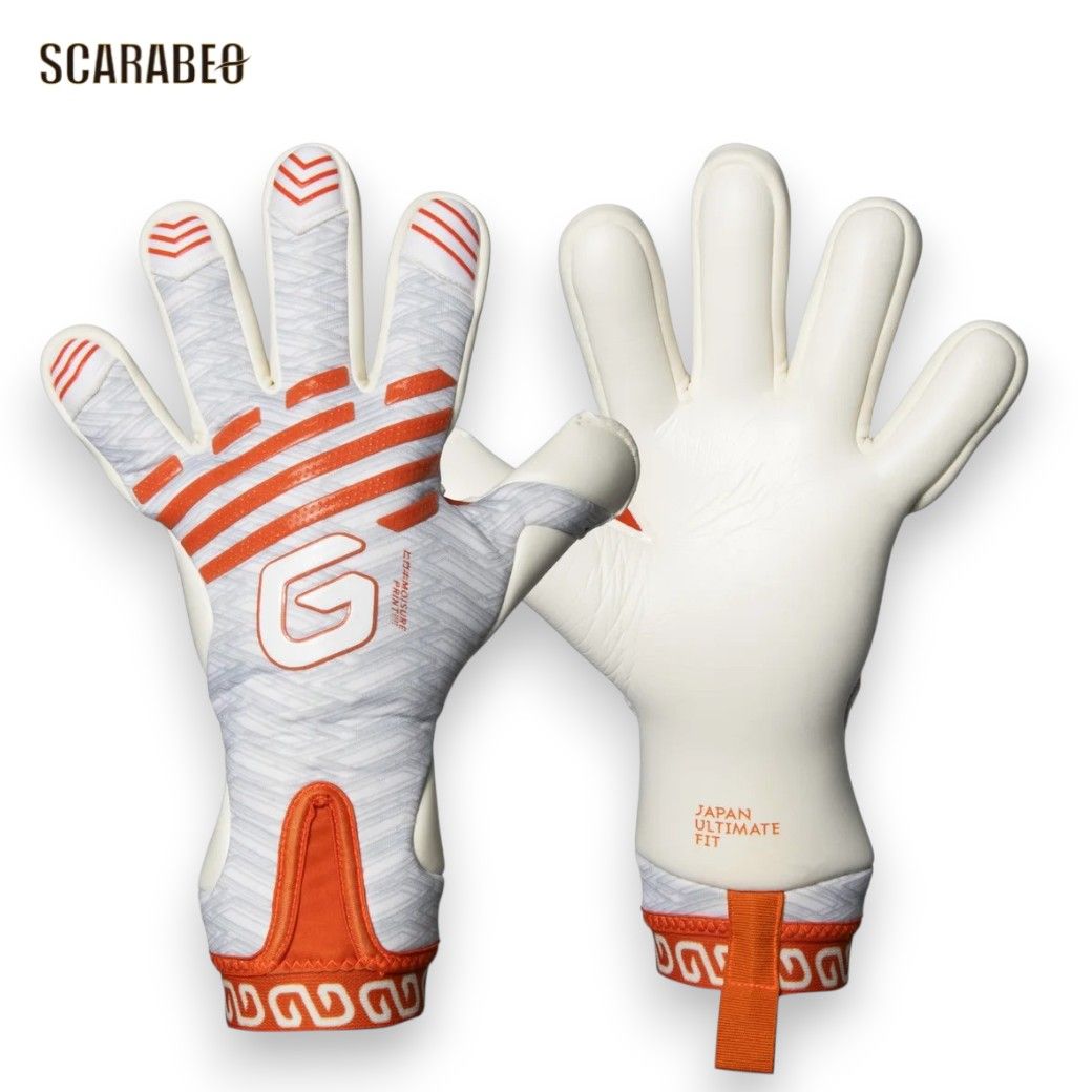 ガビック GAViC マトゥー イノベーティブ クロウト GKグローブ キーパーグローブ サッカー ストラップレス ホワイト オレンジ 高グリップ gc3024-whlcor