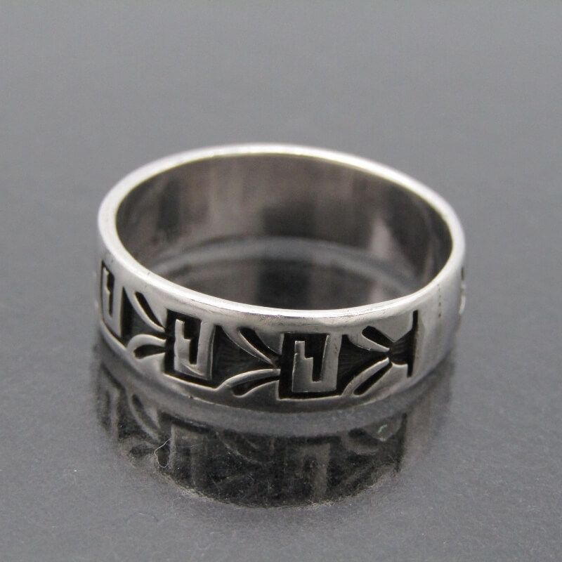 Willis Humeyestewa ホピ族 リング オーバーレイ ココペリ ウィリス