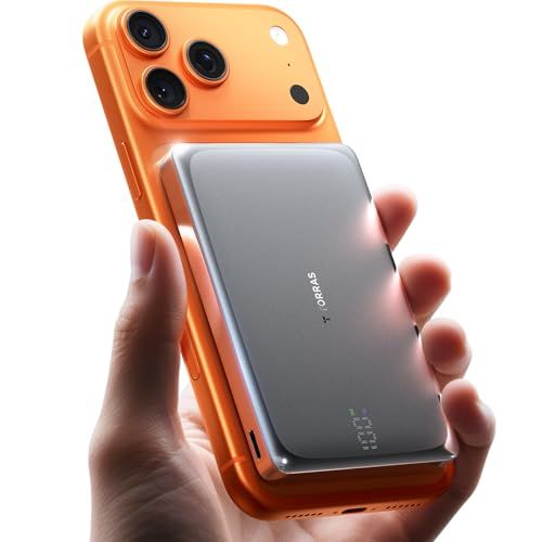 msTORRAS MiniMag Pro 半固体電池 10000mAh MagSafe対応 PD30W PSE認証済 月灰・グレー | 【半固体電池・10000mAh・MagSafe対応】30W PD急速充電・低温充電対応・ LEDディスプレ 2bf6e66c