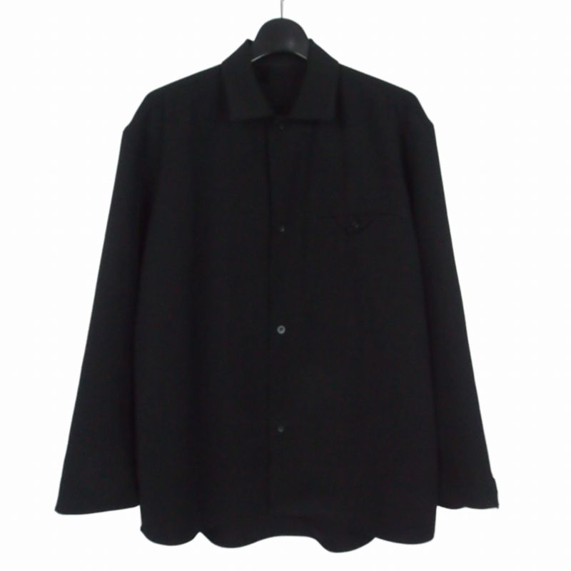 ミスターハリウッド N.HOOLYWOOD 25AW FLAP POCKET SHIRT フラップポケットシャツ 長袖 36 ブラック 黒 2252-SH26-007