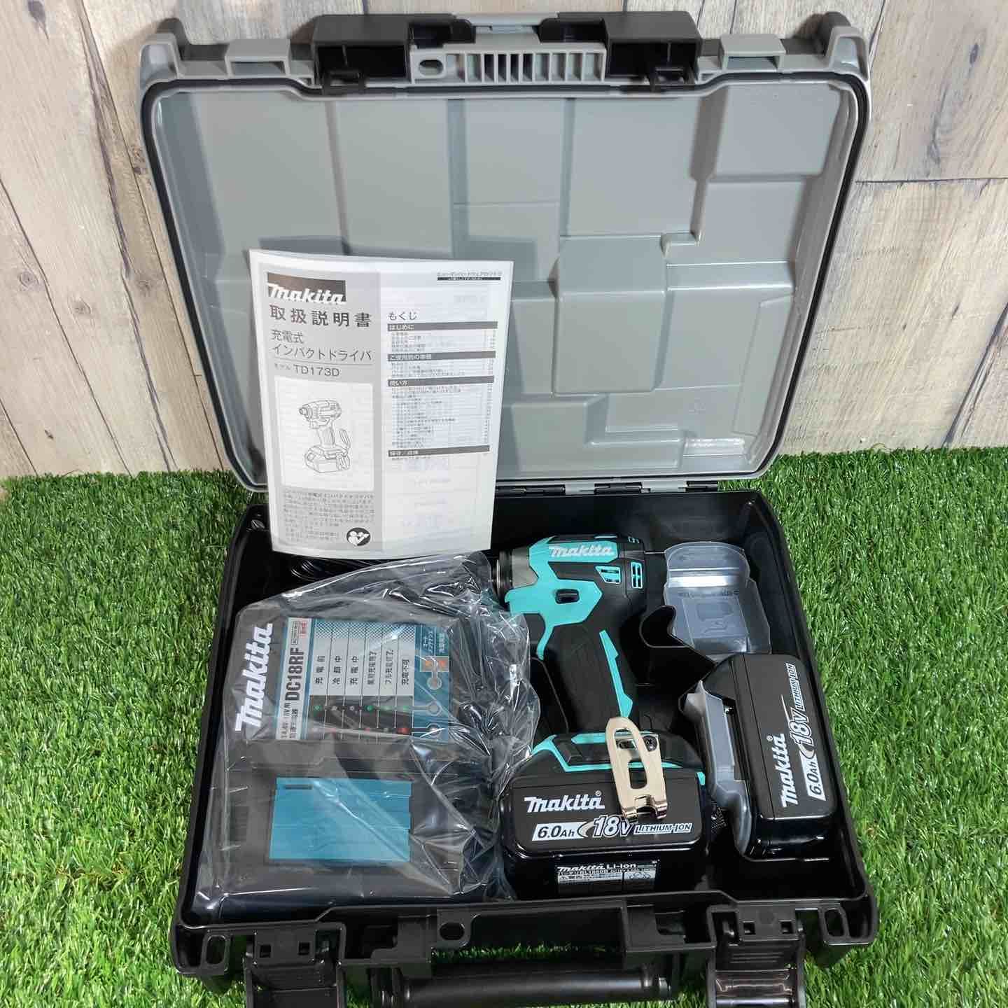 ★マキタ(makita) 18Vコードレスインパクトドライバ TD173DGXTB ターコイズブルー 限定色 純正バッテリ付【戸田店】 38,870円