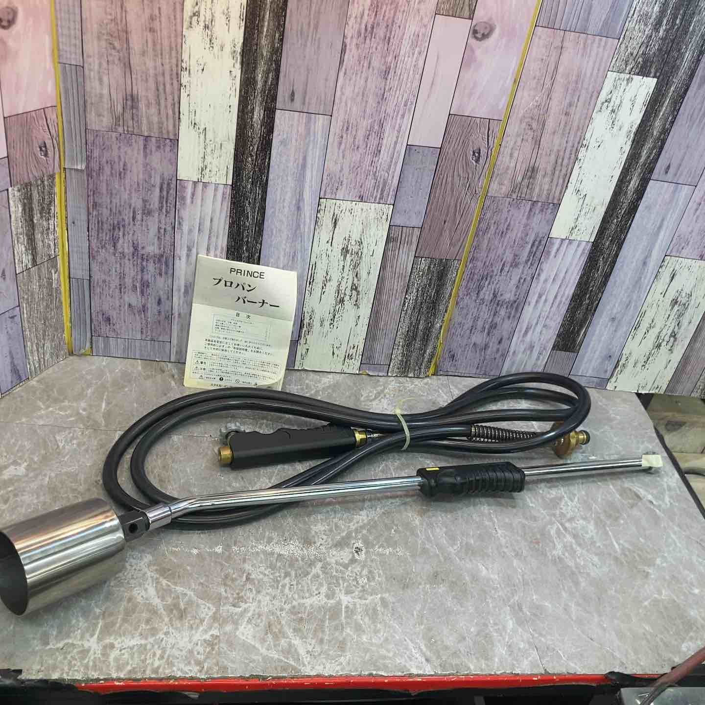 【未使用品】◇PRINCE フカシロ プロパンバーナー 8号 3M L8 長期保管品【八潮店】