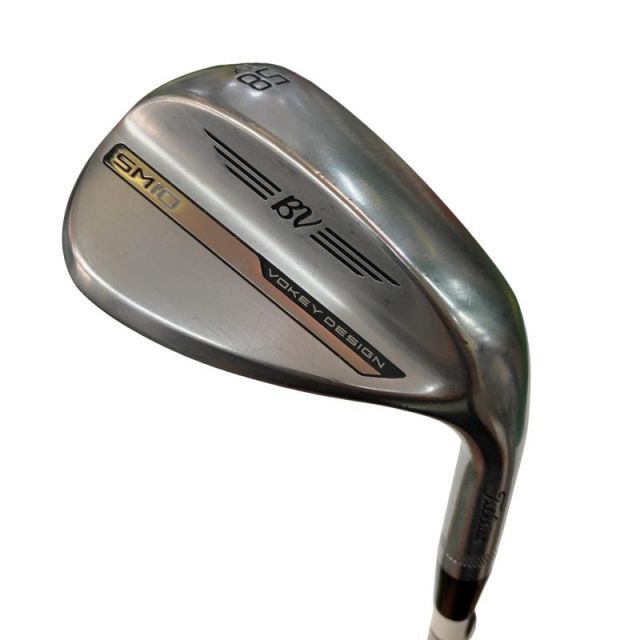 【中古】 タイトリスト VOKEY SPIN MILLED SM10 ツアークロム 58°/14°K ウェッジ WG Dynamic Gold (フレックスS) メンズ 男性用 右利き 右用 Cランク ゴルフクラブ