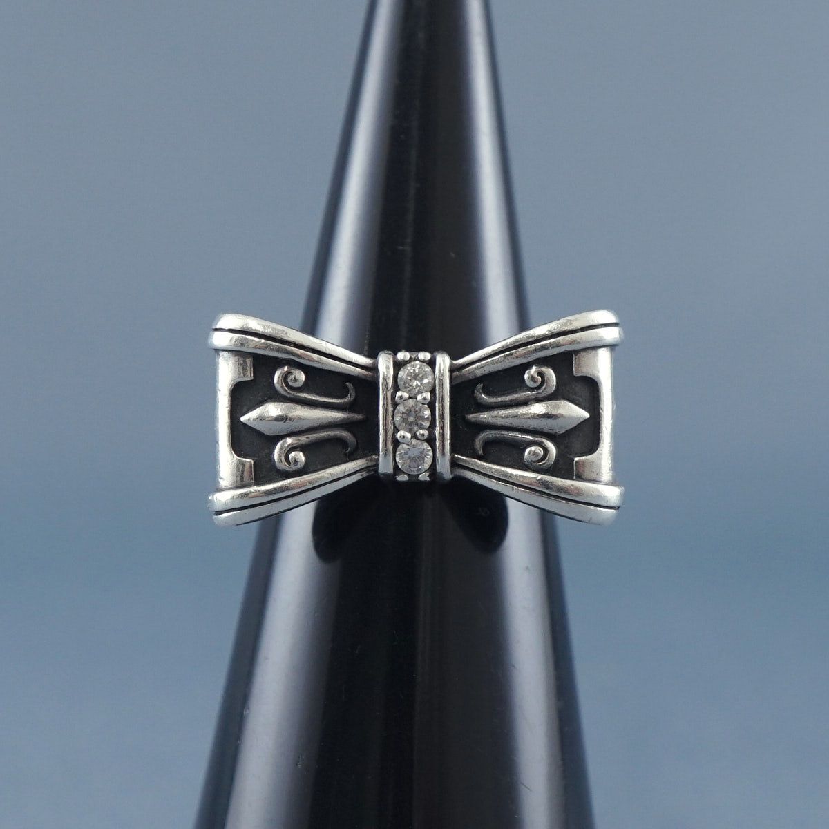 JUSTIN DAVIS PROMISE リング USED美品 ジャスティンデイビス リボン プロミス 925 指輪 9号 レディース シルバーアクセサリー 中古 X0914 12,816円