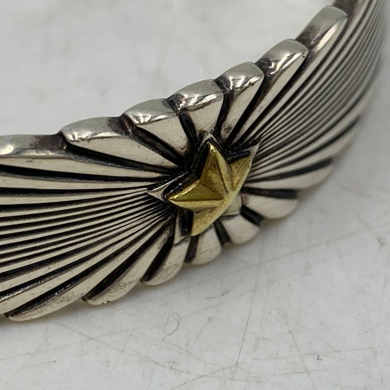 中古品】 amp japan アンプジャパン SILVER STARLIGHT BANGLE スター