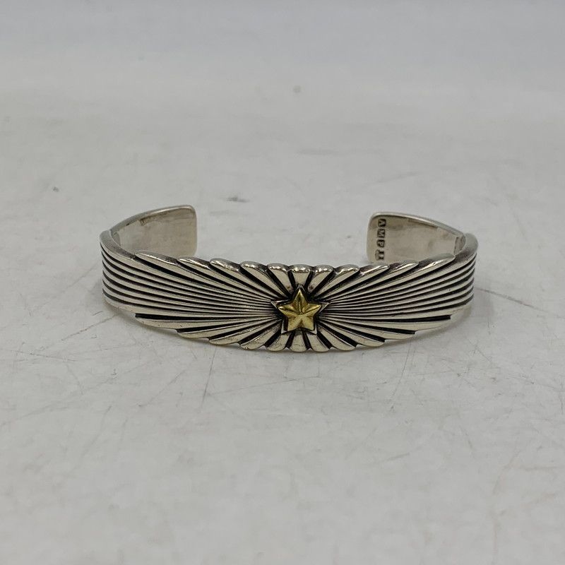 中古品】 amp japan アンプジャパン SILVER STARLIGHT BANGLE スター