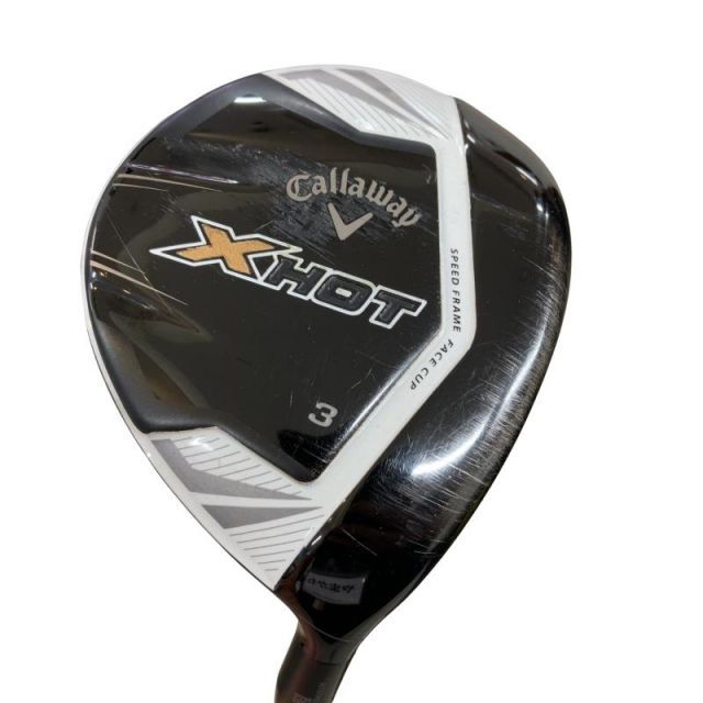 【中古】 キャロウェイ X HOT 3W フェアウェイウッド FW 純正特注シャフト (フレックスR) メンズ 男性用 右利き 右用 Cランク ゴルフクラブ