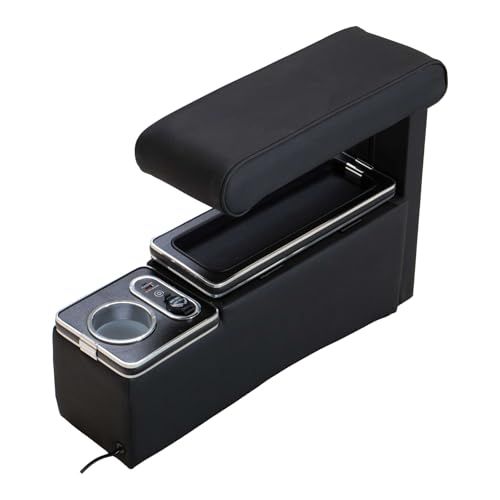 N◆クラフトワークス シエンタ コンソールボックス 10系 15系 170系 コンソール ボックス アームレスト センターコンソール 収納 SIENTA | 新型 (ワイヤレス充電無, ブラック) CRAFT WORKS 0527d30e