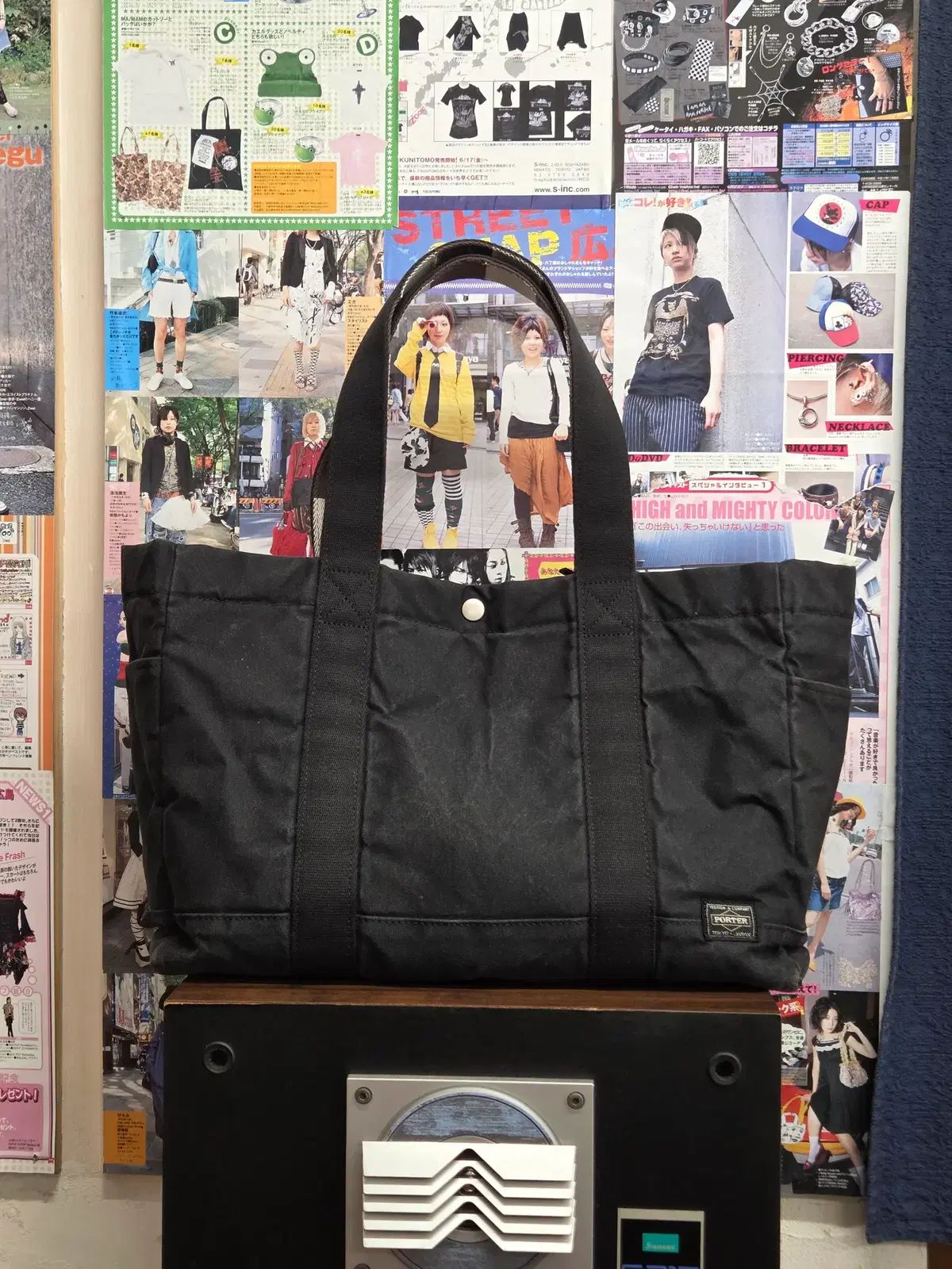 吉田ポーター ヘビーコットン ウォッシュ BIG ショルダーバッグ