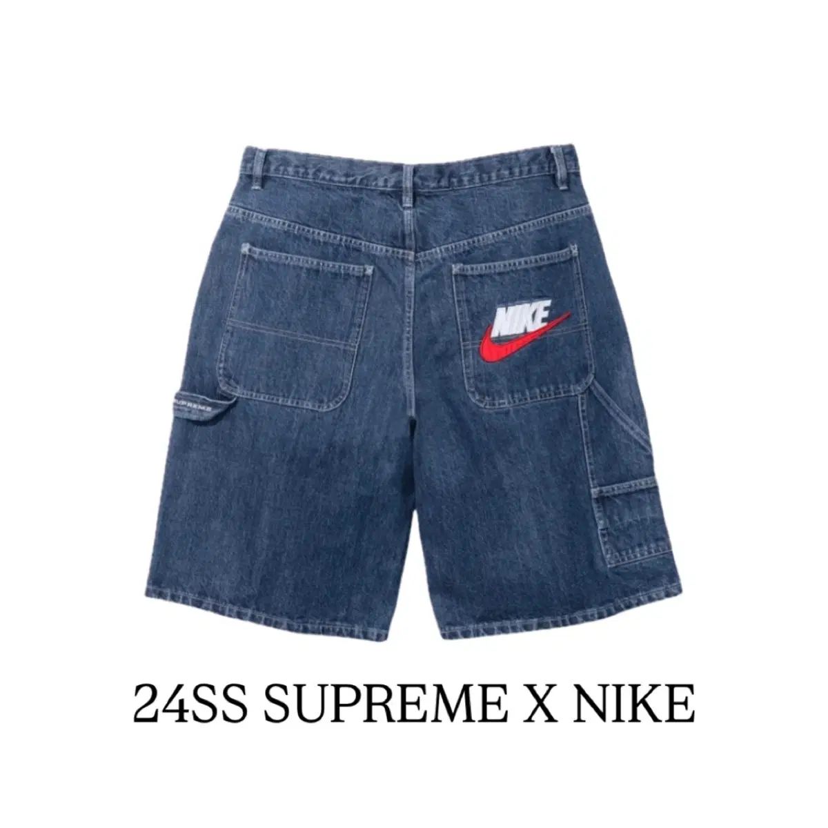 24SS シュプリーム NIKE デニム ショーツ Indigo