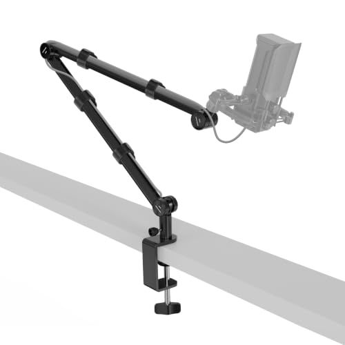NEEWER BASICS マイクアームスタンド 78cm マイクブームアーム フレキシブル 卓上スタンドマウント サスペンションブーム Blue Yeti/FIFINE AM8/K669B/HyperX QuadCast S/SoloCas 0948e7e0