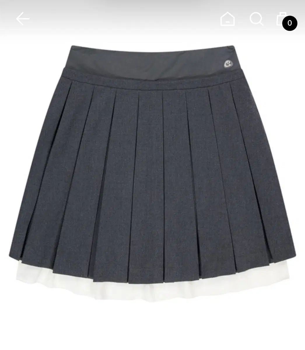 ISSEY MIYAKE ダブルウェスト プリーツ スカート