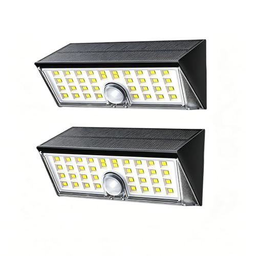 ソーラーライト 38LED 屋外 | 防水, 人感センサー, 壁掛け, 防犯灯mt 9050ae39