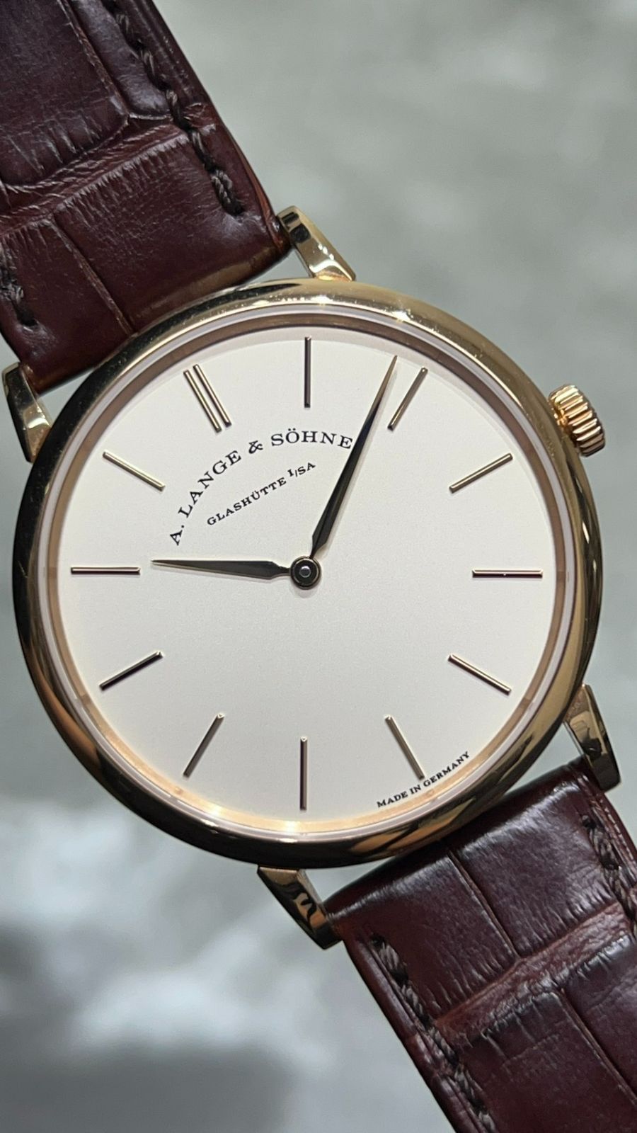 A. Lange & Söhne A.ランゲ&ゾーネ サクソニア フラッハ 2023年1月印 中古美品 201.033 1,043,000円