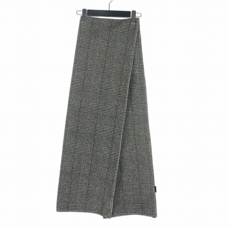 ミスターハリウッド N.HOOLYWOOD 22AW チェックストール マフラー ONE グレー 2222-AC06