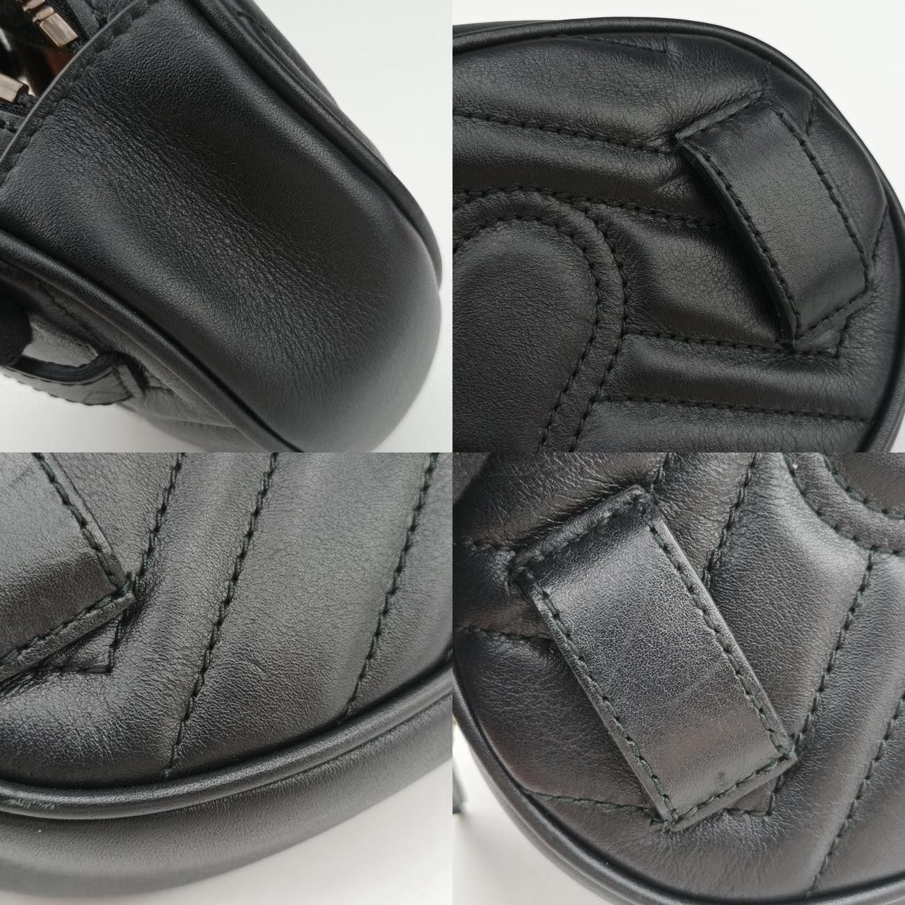 グッチGucciGGマーモント ブラック レザー 476434 C026259718 グッチGucciGGマーモント ブラック レザー 476434 C026259718