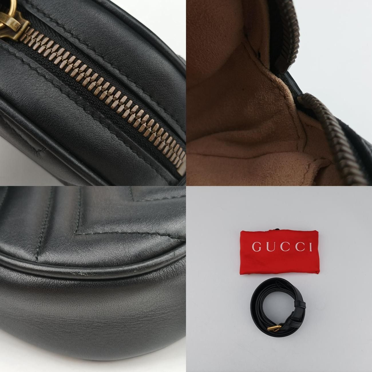 グッチGucciGGマーモント ブラック レザー 476434 C026259718 グッチGucciGGマーモント ブラック レザー 476434 C026259718