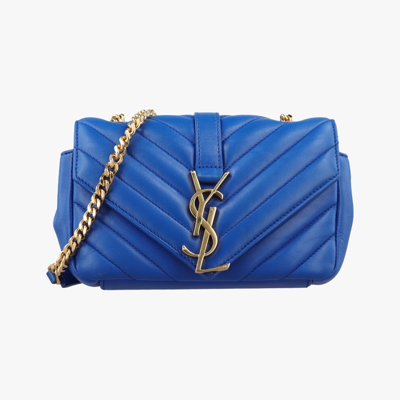 イヴサンローランYves Saint Laurentベイビーチャイ ブルー レザー 399289 DMR399289.0415 59,400円