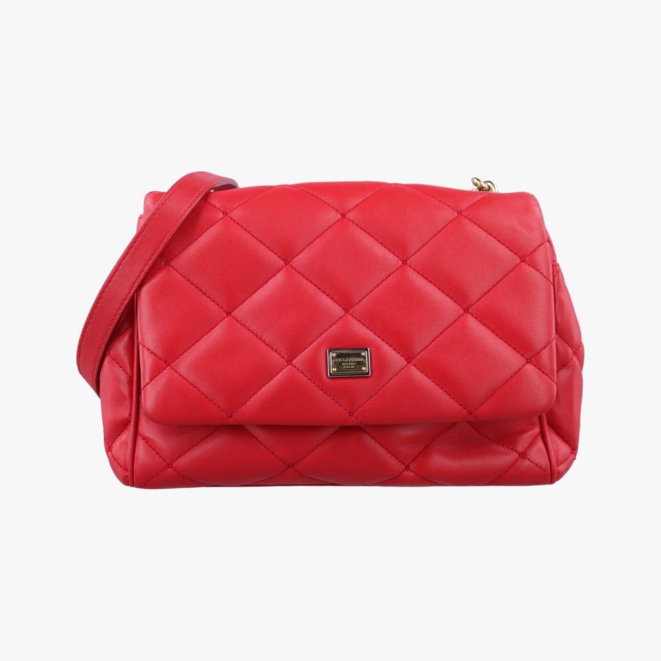 ドルチェ＆ガッバーナDolce & Gabbanaミス ケイト レッド レザー