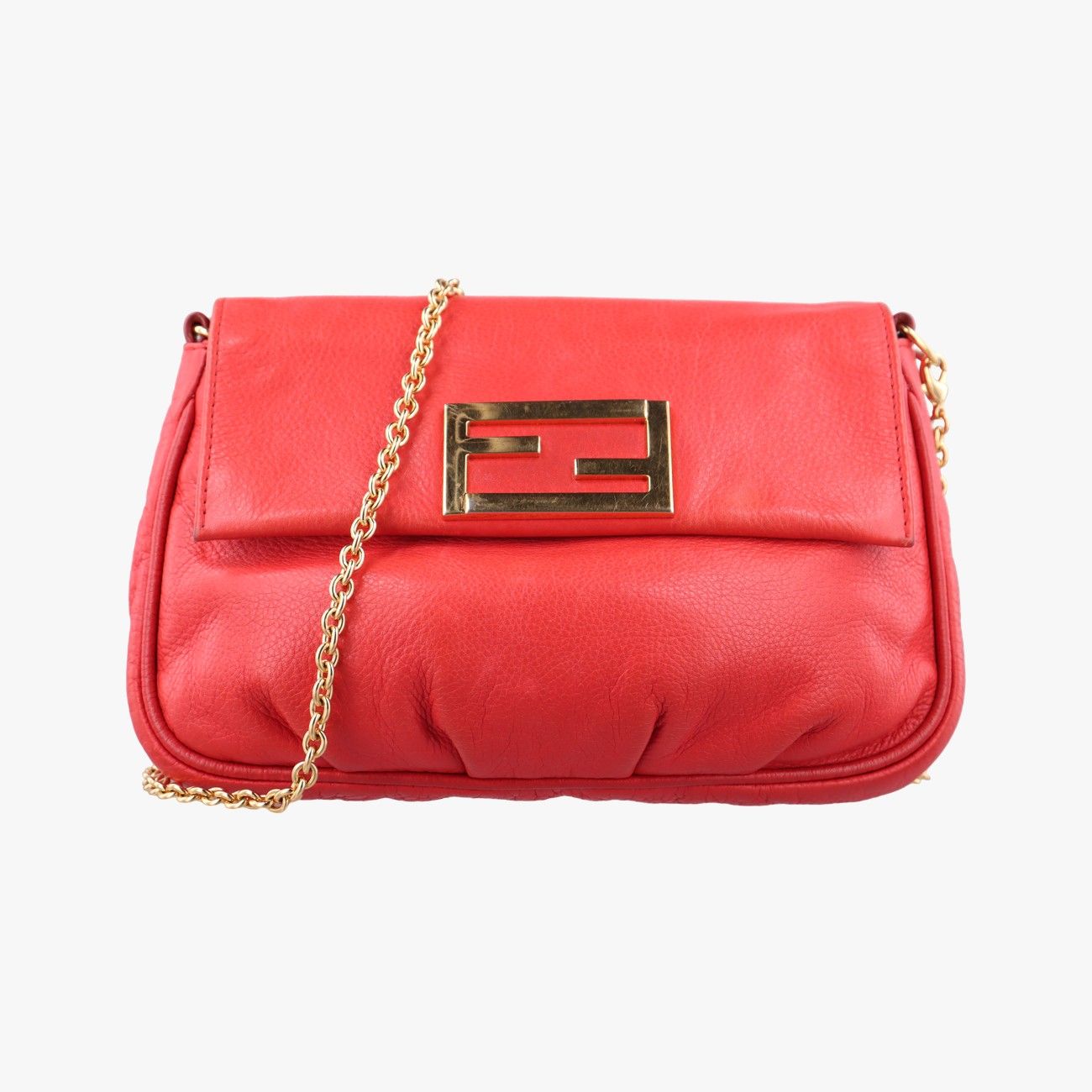 フェンディFendiフェンディスタ ポシェット レッド レザー 8M0276 8M0276-ANG-128-2566 41,600円
